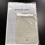 HAY REVOLVER TABLE BLACK カウンターテーブル・ハイテーブル ブラック フック付き 傷や汚れあり【開封済み 未使用品】【中古】【250サイズ】