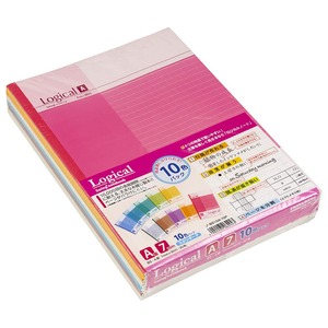 【努力特価】ナカバヤシ ロジカルノート B5 A罫 10冊パック ノ-B510A-10P