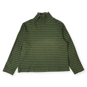 Paul Smith ポールスミス ボーダー ハイネック ニット トレーナー F/グリーン系