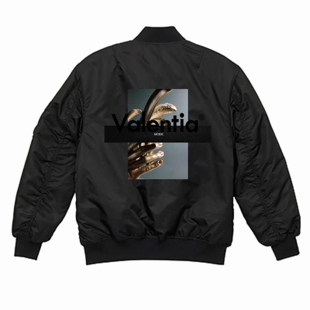 （両面印刷）United Athle タイプ MA-1 ジャケット（中綿入）