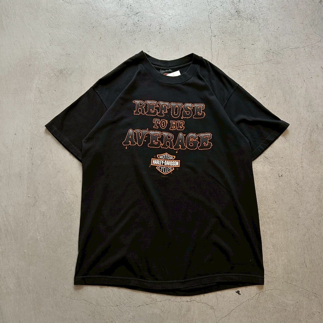1999s Harley-Davidson"REFUSE TO BE AVERAGE" T-shirt【高円寺店】