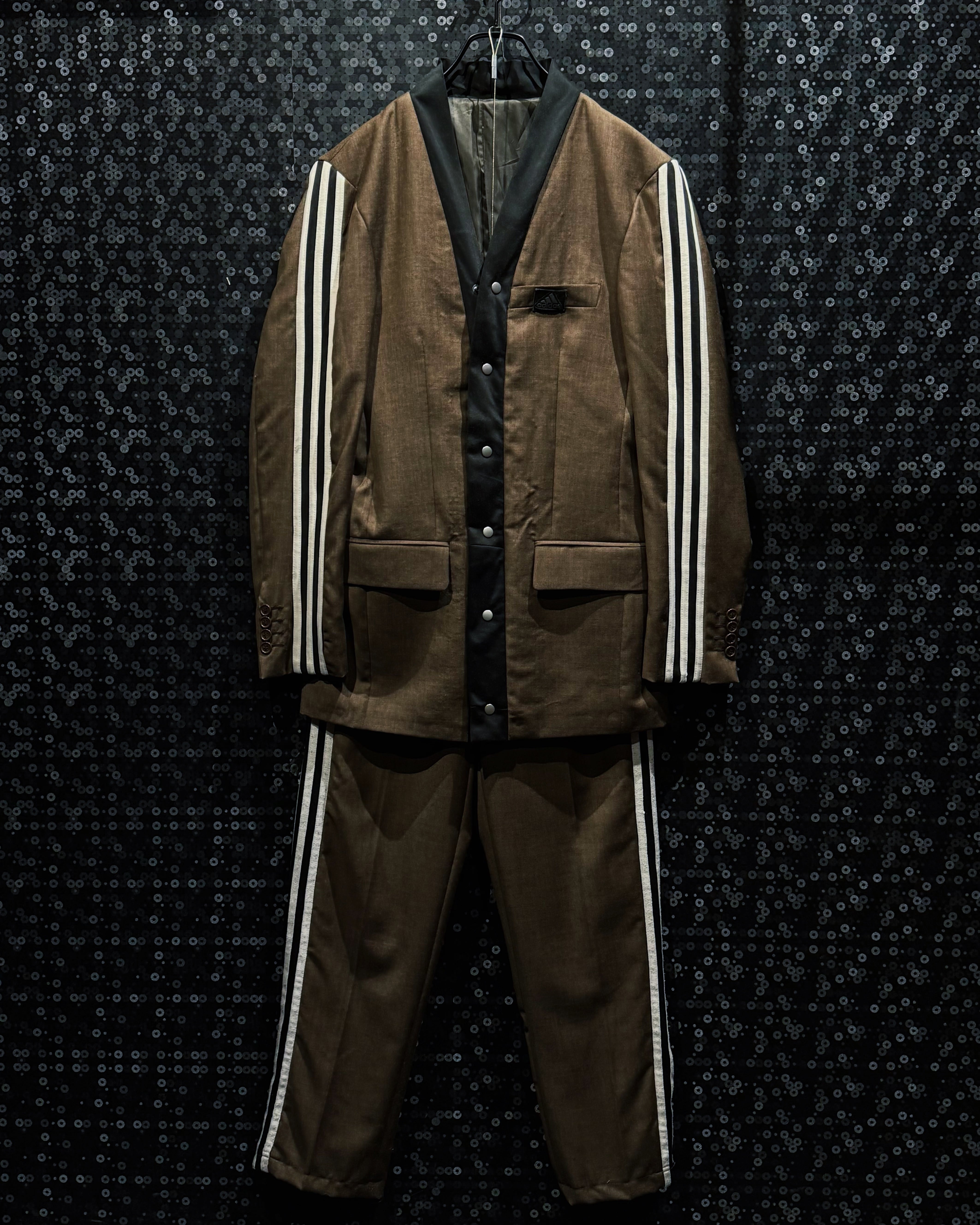 【ÆIEM】special “Original Re:make" vintage set up three stripe custom tailored edition