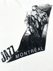 90s "MONTREAL JAZZ" Tee MADE IN USA Size XL