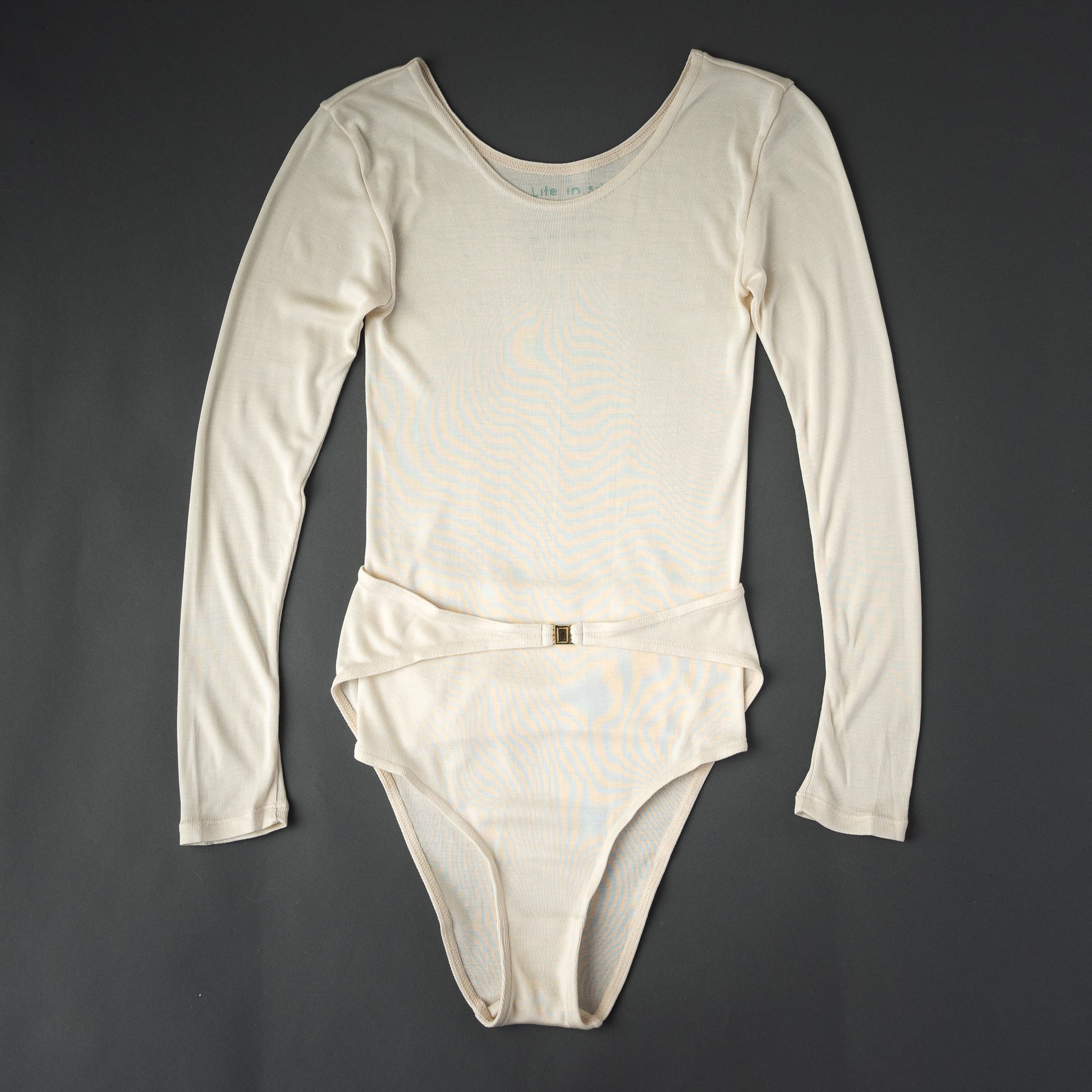 Nu Life in Silk ニットボディースーツ White | Basara