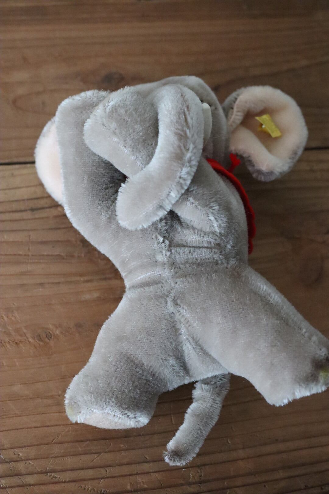 ヴィンテージ シュタイフ お眠りゾウさん 17㎝ Steiff Floppy Ele  ヴィンテージ ぬいぐるみ