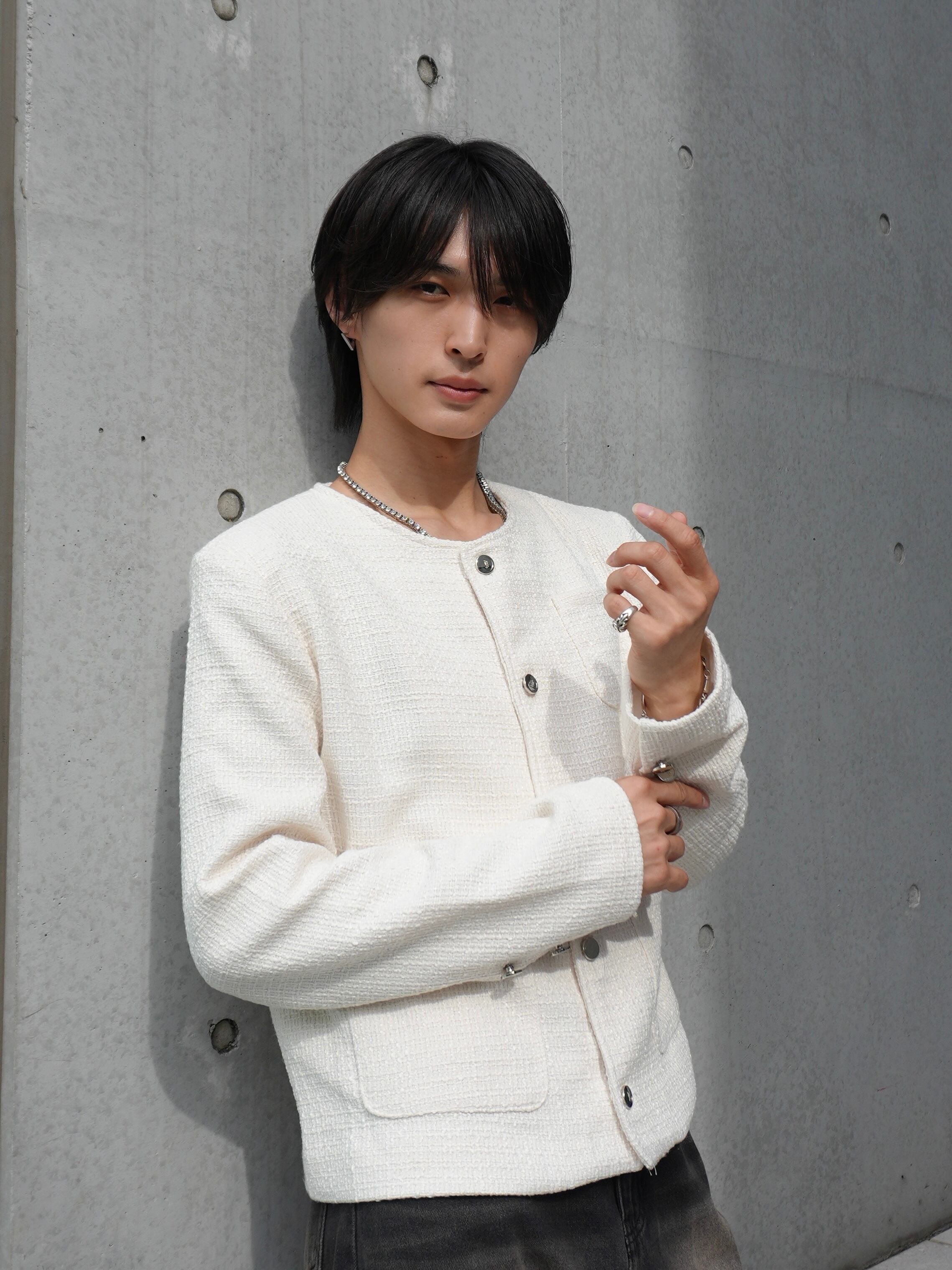 ALUDE SELECT】small button tweed jacket（2color） | 【ALUDE】韓国