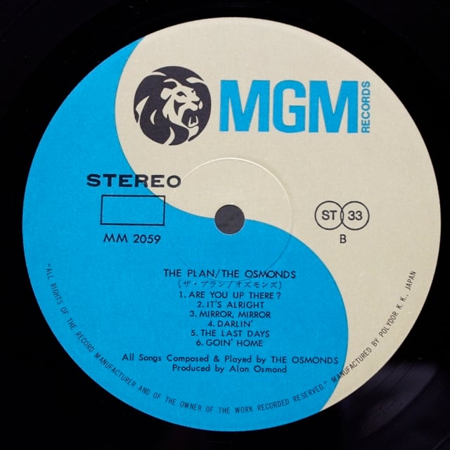 The Osmonds / The Plan [MM 2059] - 画像4