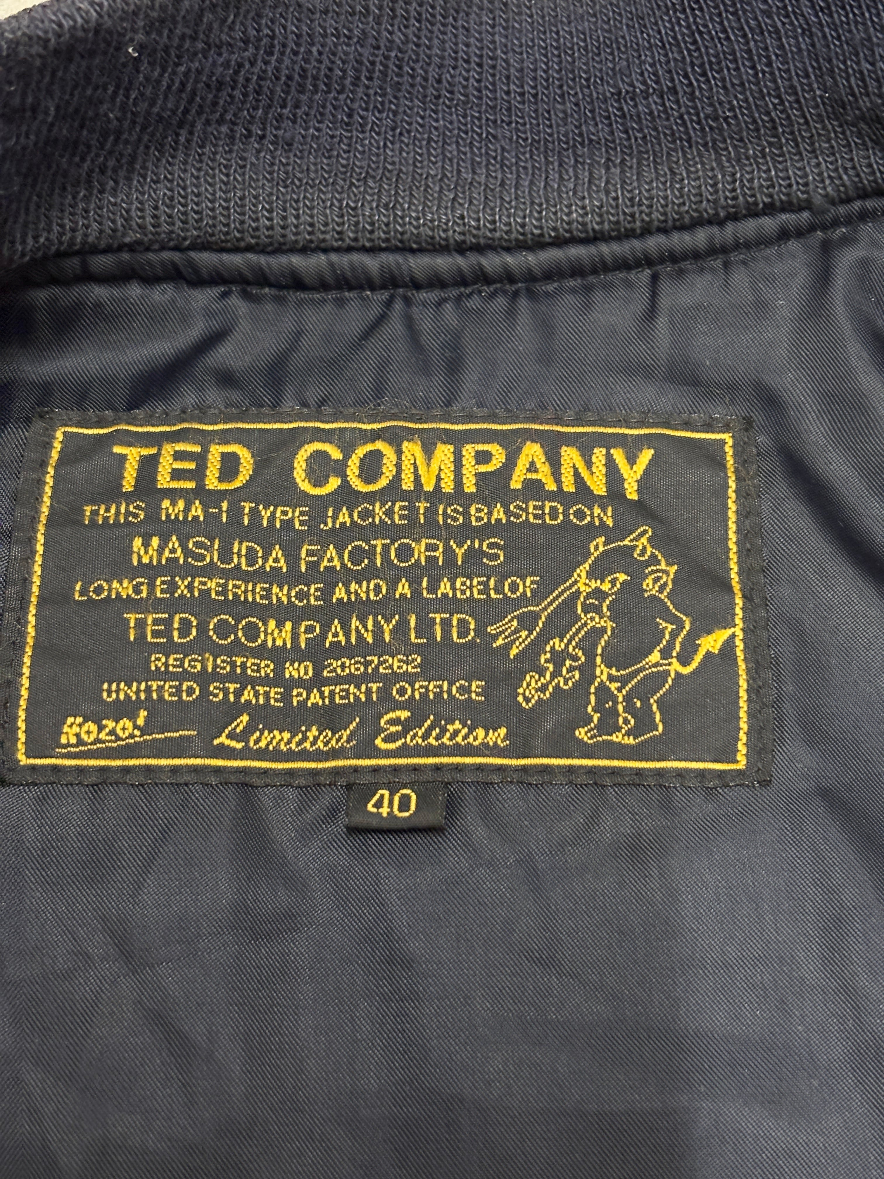90～00s TED COMPANY/MA-1/Flight Jacket/40/フライトジャケット