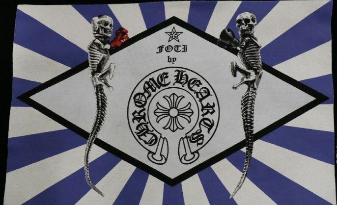 CHROME HEARTS クロムハーツ FOTI フォティ フーディ ジップパーカー