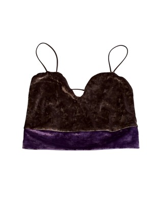 【26AW】FUMIE TANAKA フミエタナカ / ビスチェ / velvet bustier