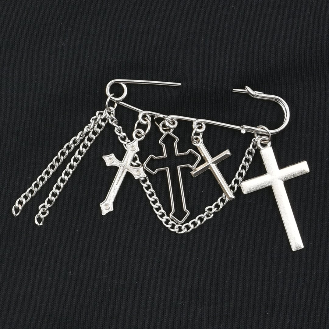 サブカル刺繍 クロスPINベスト | VOLCAN&APHRODITE