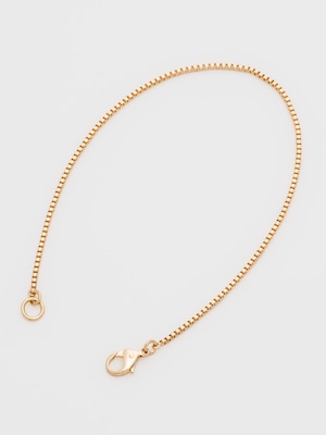 18k Gold Box Chain Bracelet