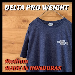 【DELTA PRO WEIGHT】 シボレー 企業 アドバタイジング Tシャツ ワンポイント バックプリント