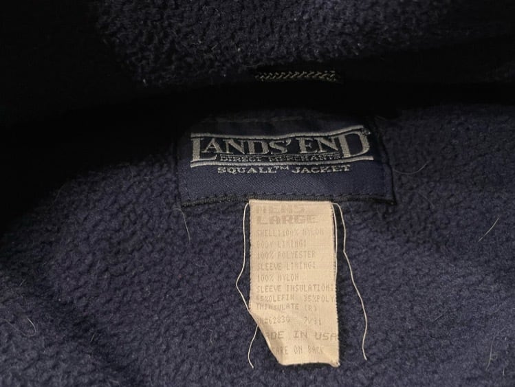 90s LANDS' END SQUALL JACKET made in USA | BLACK BOX STORE