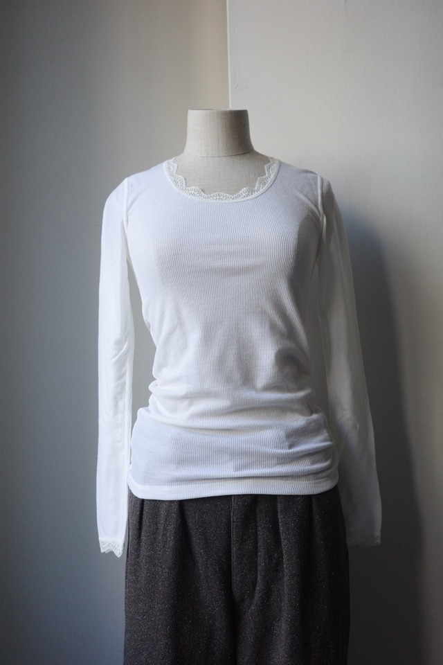 JOHA ヨハ /  CECILIE　長袖T-SHIRT (MERINO WOOL)