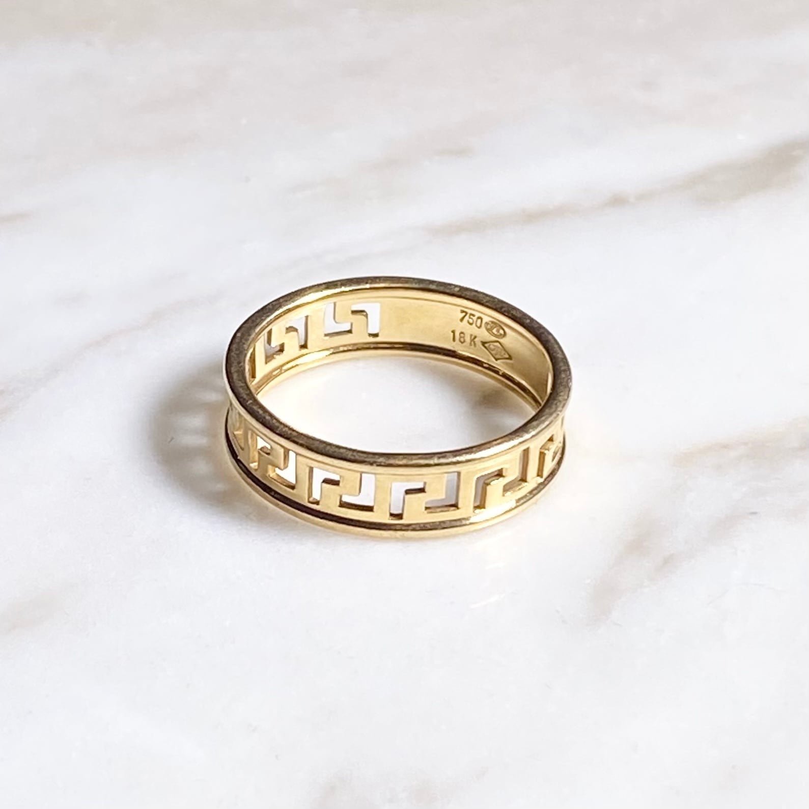 GIANNI VERSACE k18 band ring | NOIR ONLINE