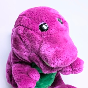 ☆ VINTAGE ☆【 Barney & Friends ( バーニー&フレンズ ) 】ハンドパペット ぬいぐるみ プラッシュ plush ビンテージ 1992年製〚アメリカン雑貨 アメトイ〛