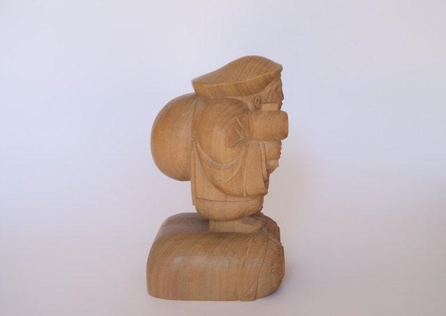 Daikokuten ― An Original Wood Sculpture by Tessō Mori