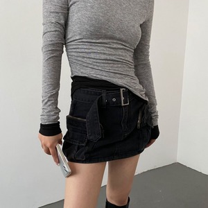 レイヤードベーシックロングTシャツ　 LT0020010