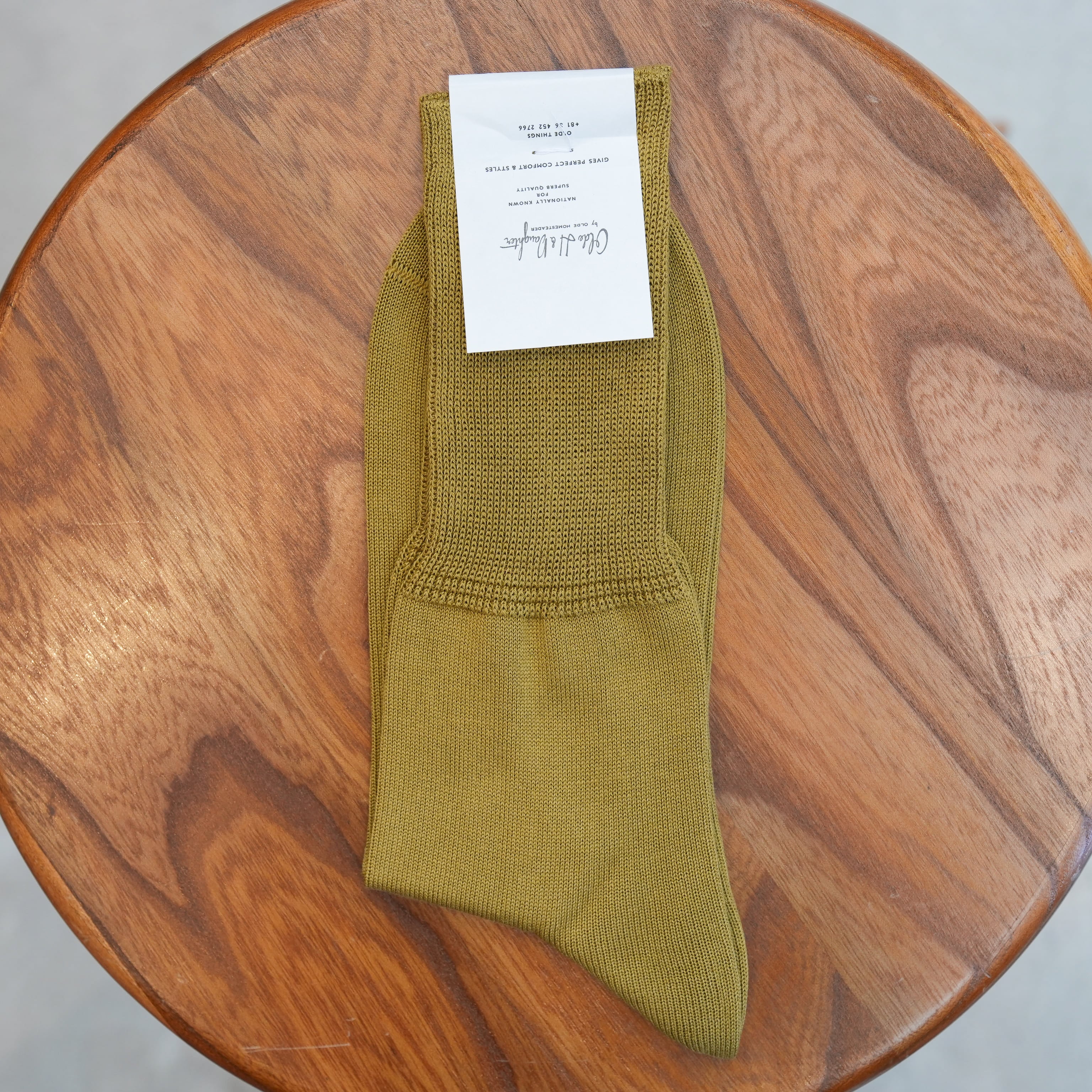 Olde H & Daughter(オールドエイチアンドドーター) "COTTON ANKLET SOCKS" -CORIANDER-