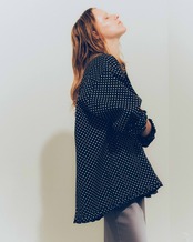 NICK GEAR  Dot Gather shirt