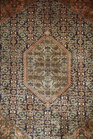 1704-Vintage Persian Senneh rug