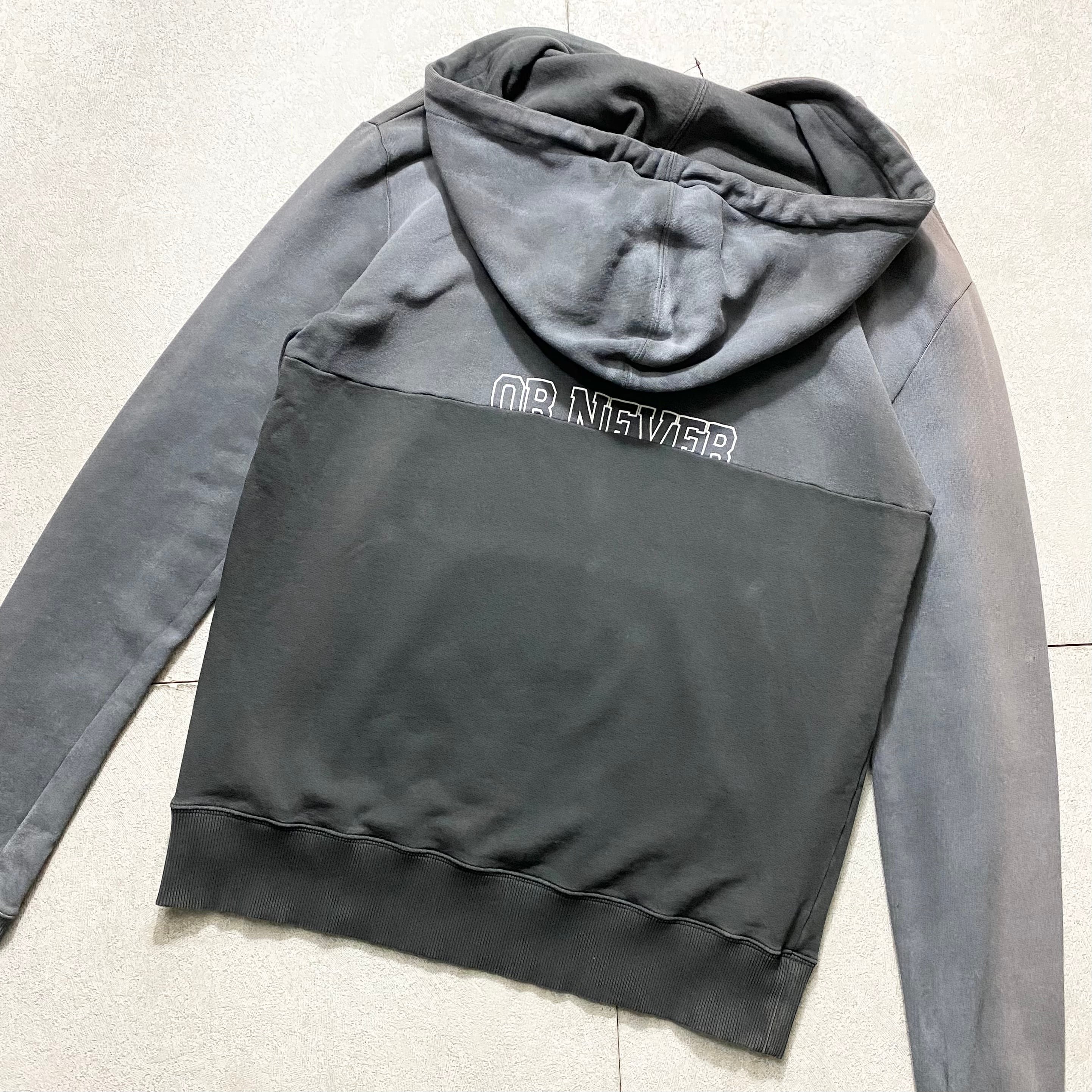 2017AW SAINT LAURENT PARIS sweat parka “love me forever or never 
