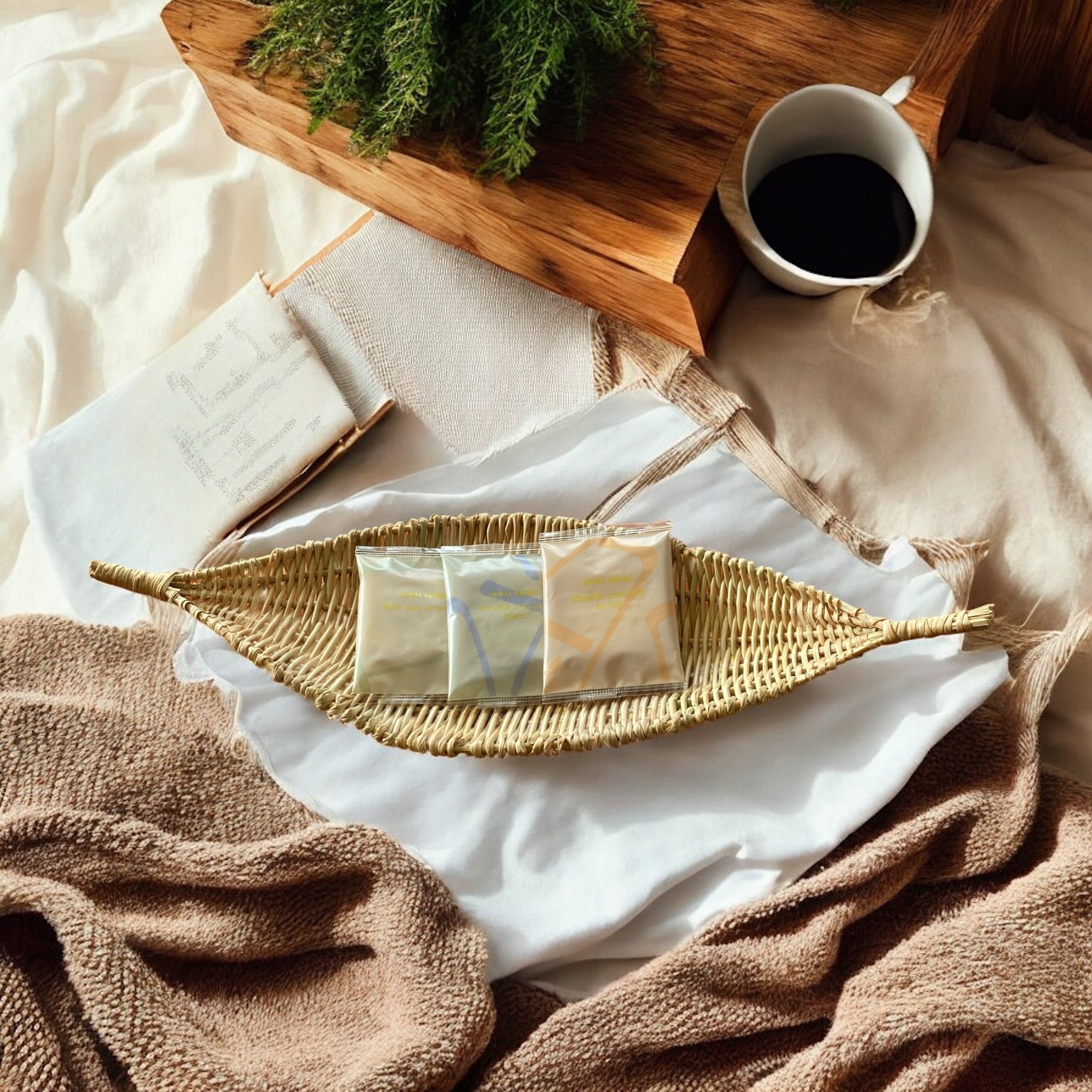 ラタン小物置き〈リーフ〉 | LOYLOY