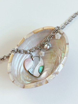 shell stainless necklace