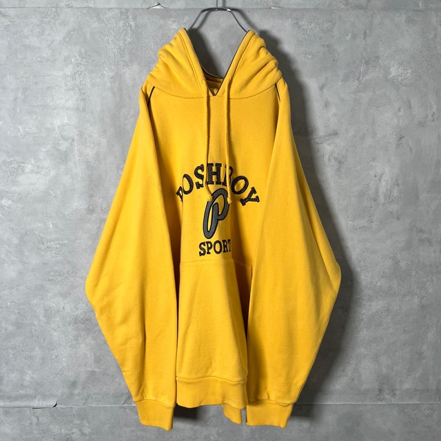 #7060 "POSHBOY" yellow color cotton parker