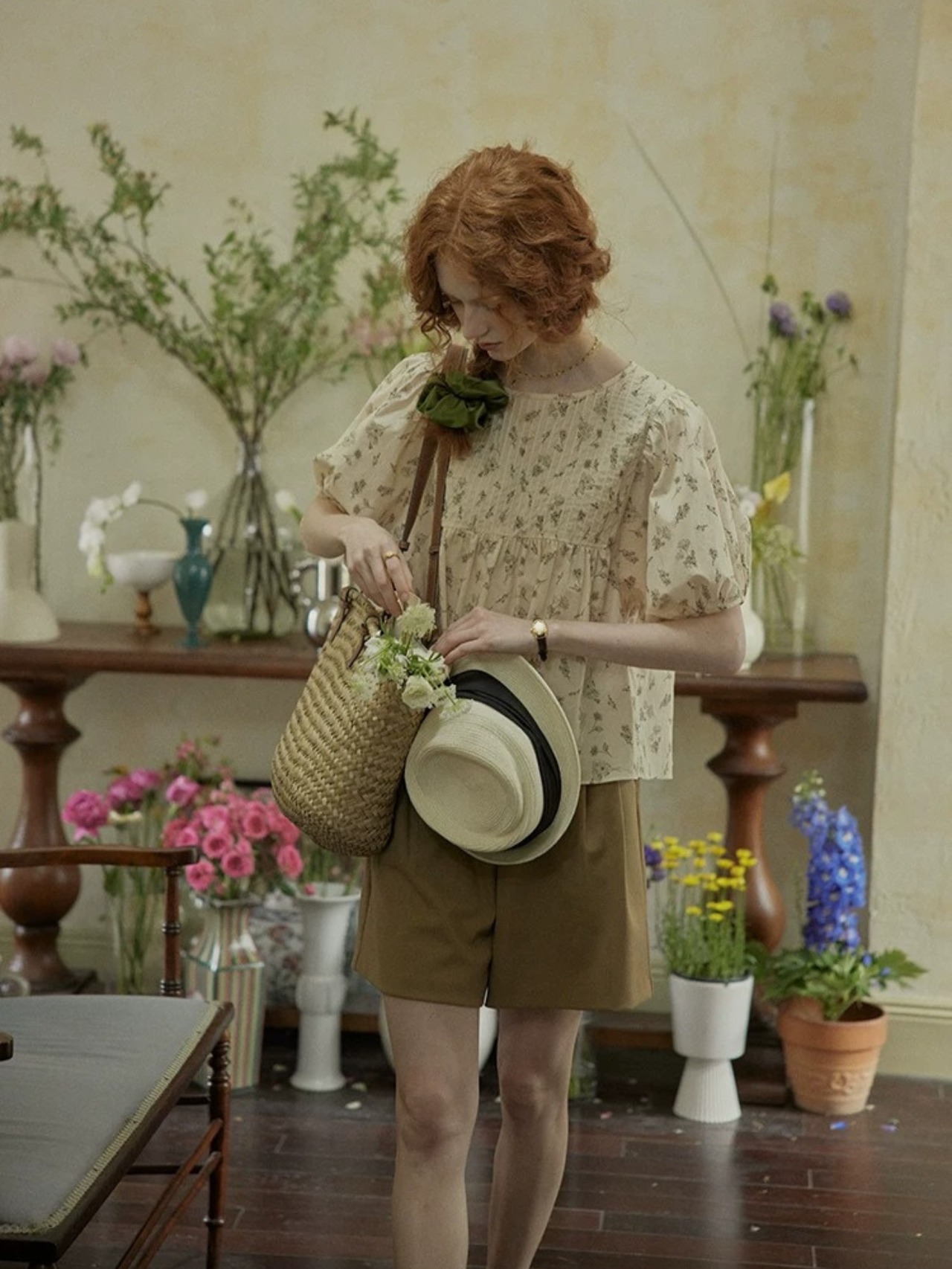 Cueillette Smock Blouse F0739