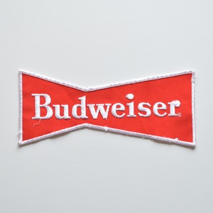 80s Budweiser バドワイザー ワッペン 大 デッドストック