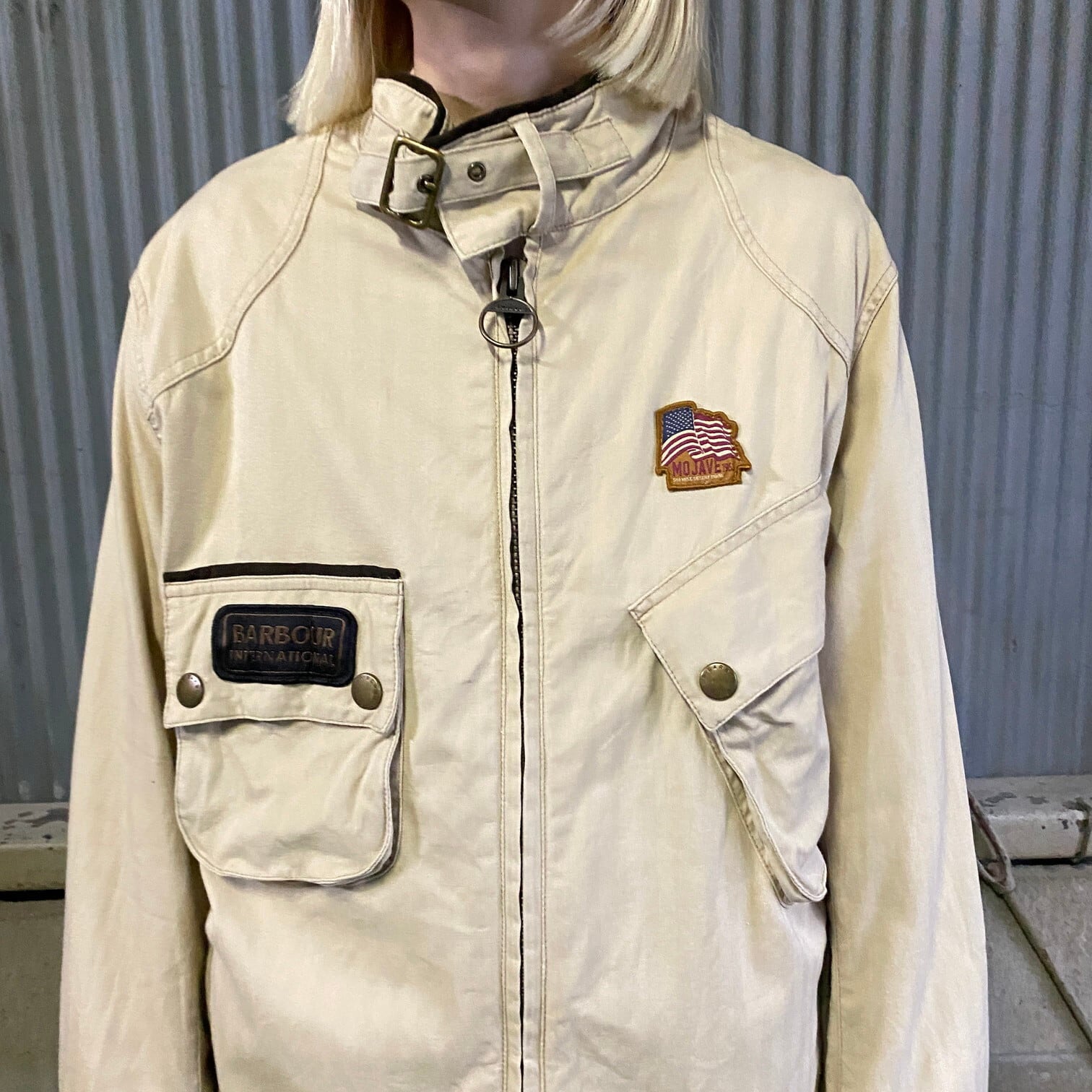 Barbour バブアー スティーブ・マックイーンコレクション インターナショナル コットンジャケット メンズXL 古着