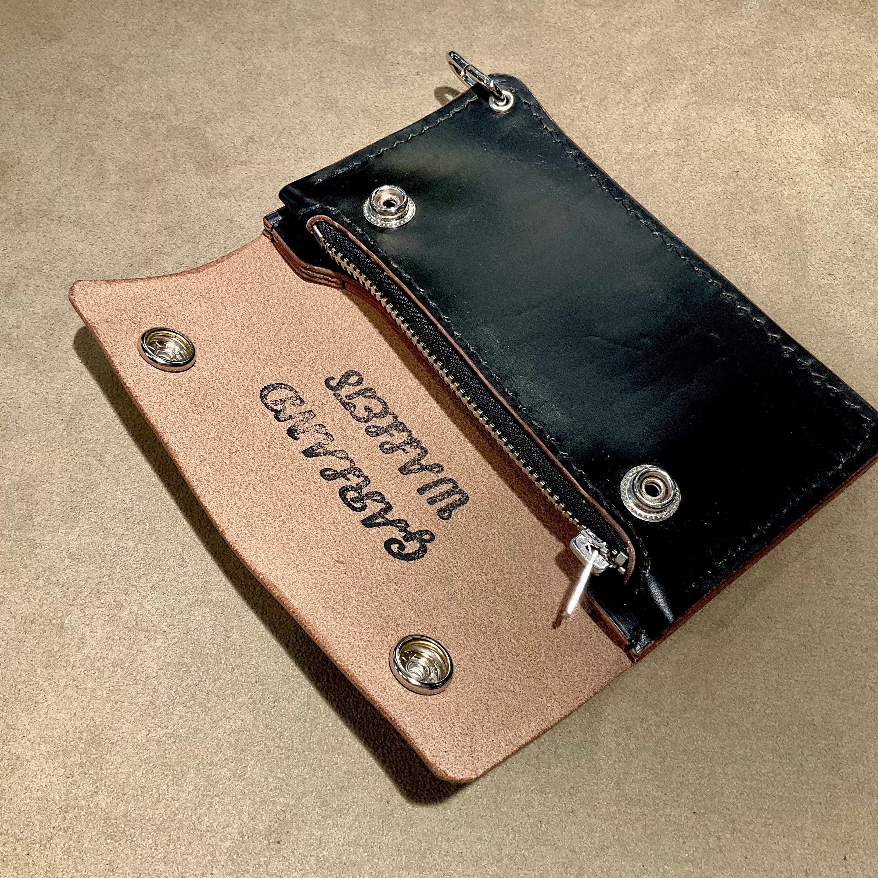 GARLAND Wallets GW08 CHROMEXCEL 茶芯 トラッカーウォレット