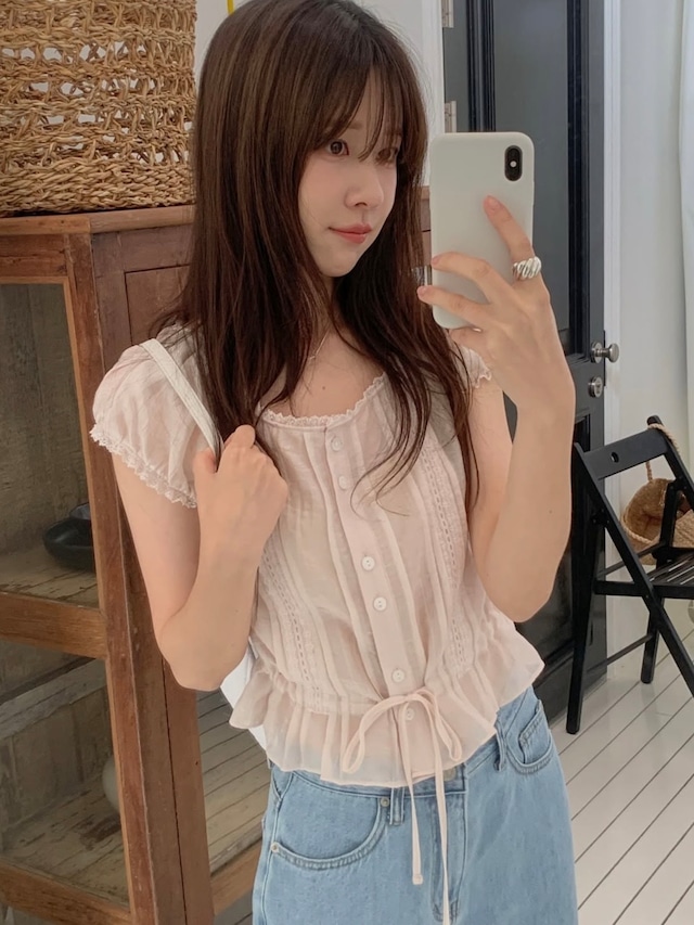 (予約) miel / Clara blouse 3color