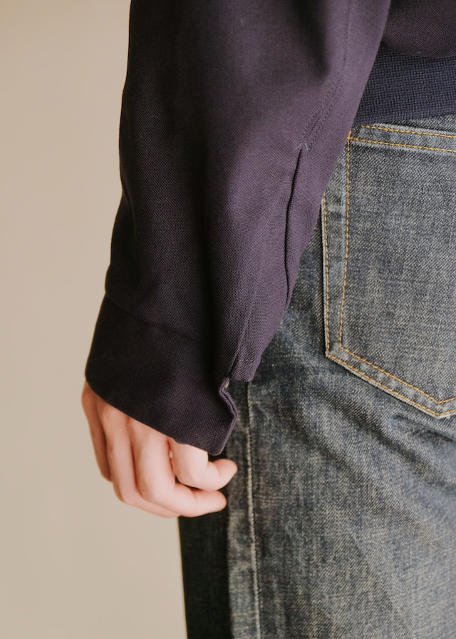 JIL SANDER 2013 collar layered zip blouson