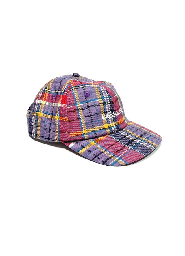 Aimé Leon Dore Plaid Logo Cap "Purple Plaid"【 海外限定 】スナップバック