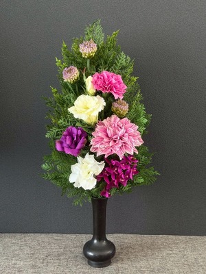 寺院用造花仏花　菊&ダリア　水上40cm