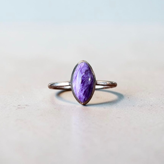 charoite ring 【silver】＜16号＞　※1点のみ