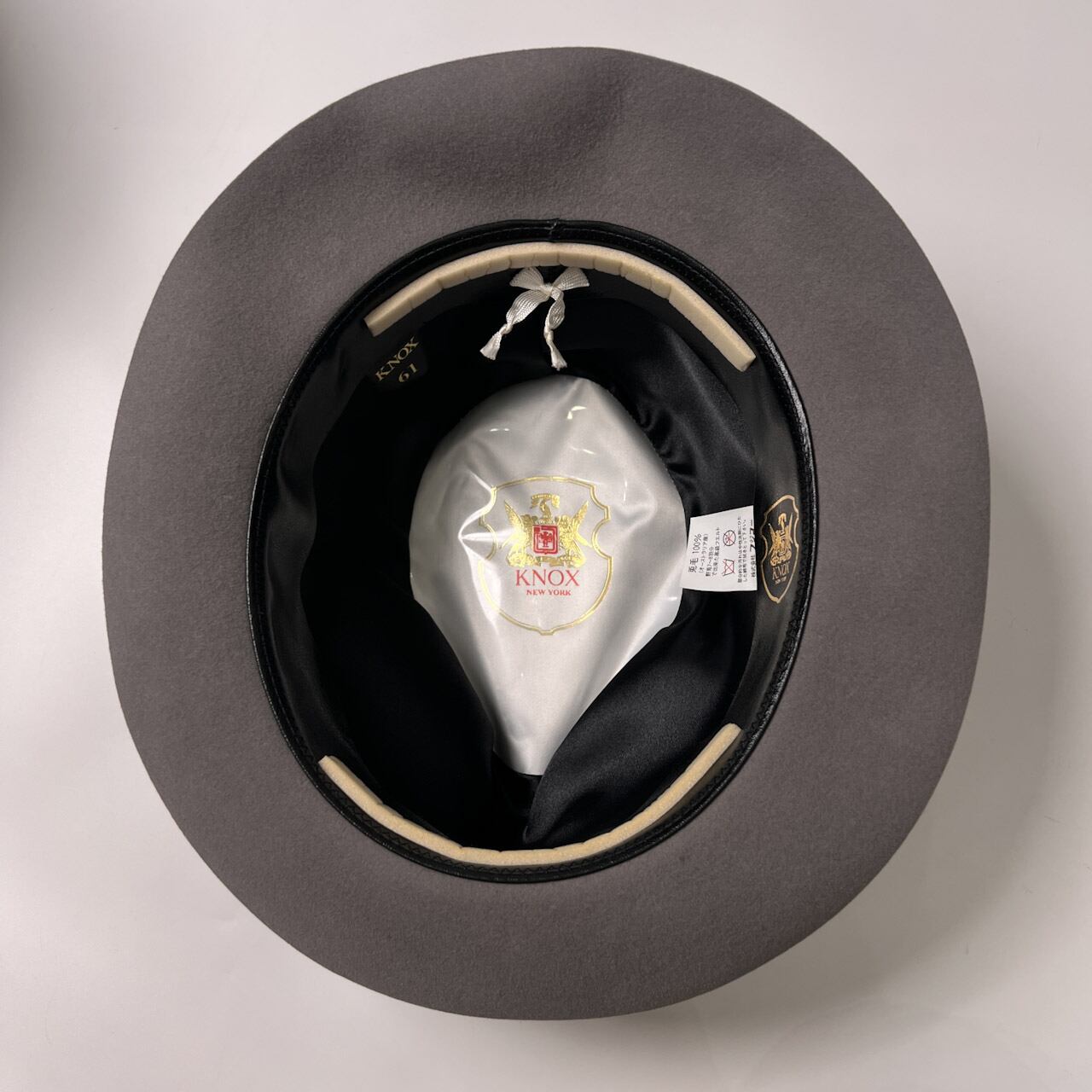 KNOX ノックス New York フェルト ハット 秋冬ウール100%！CA4LA×KNOXカシラ×ノックス古着ウールフェルトハット