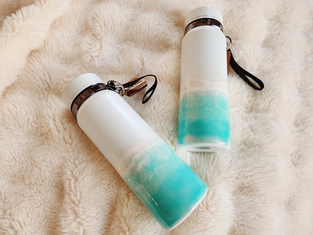 427.オーシャンレジンアート ステンレスボトル800ml