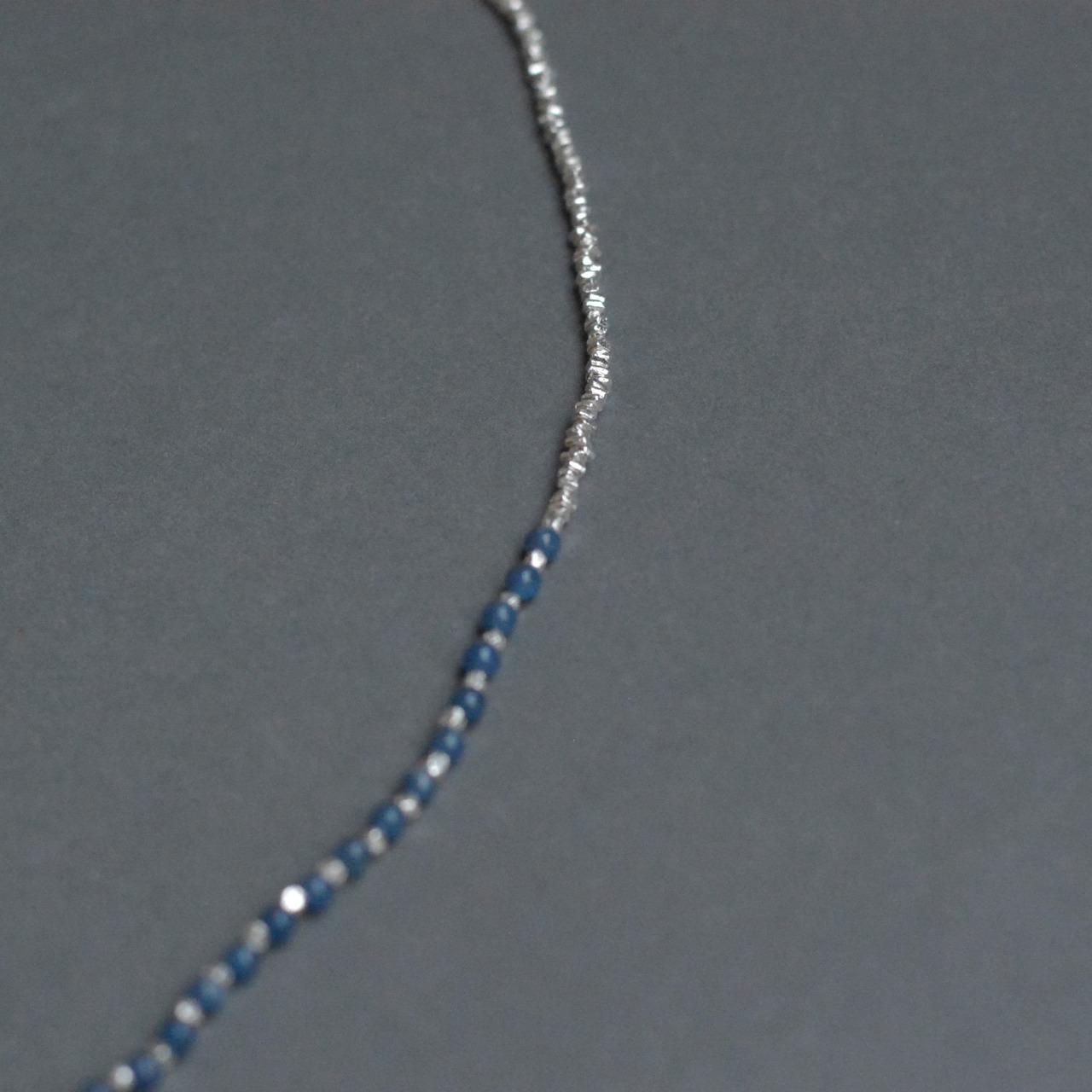 rhythmネックレス　ネイビー（S）