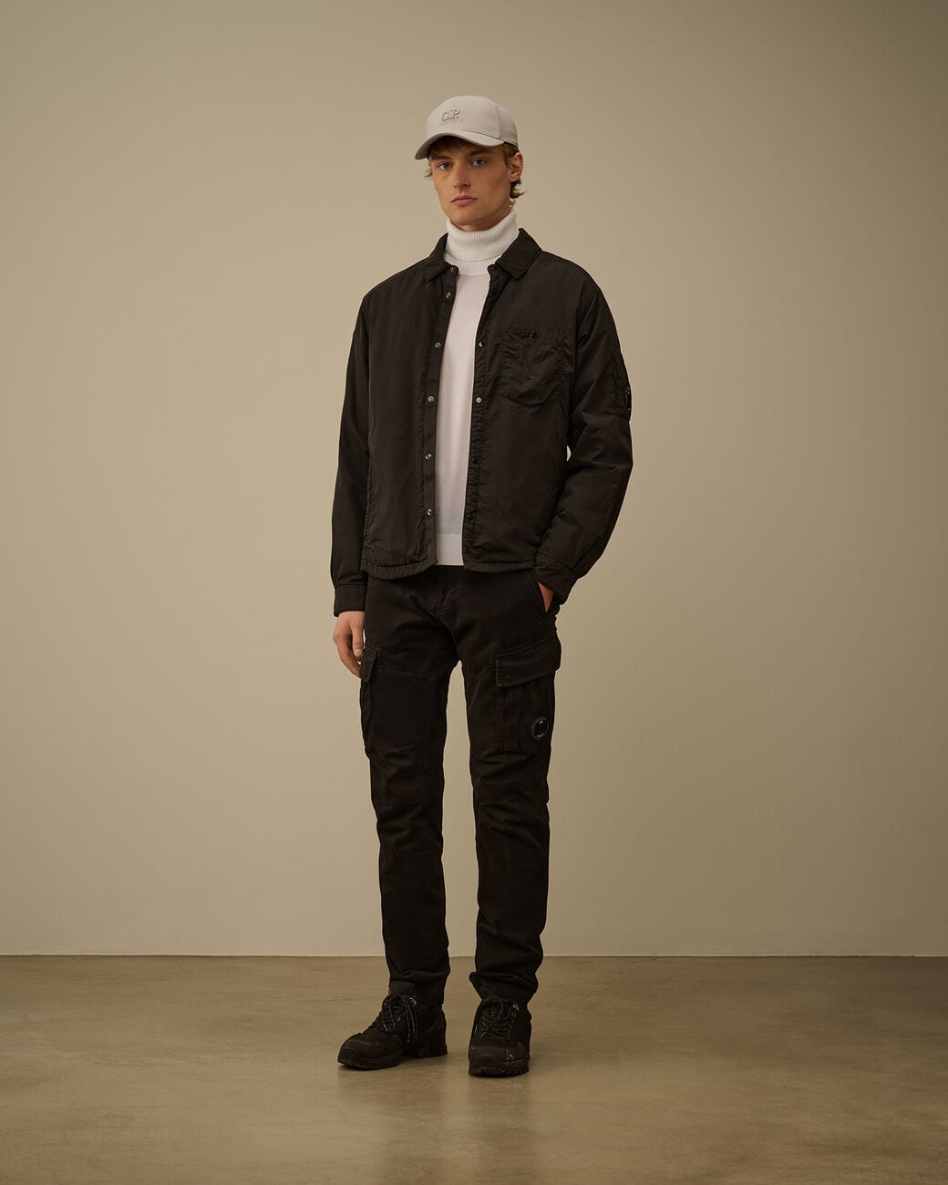 25AW】C.P COMPANY シーピーカンパニー / OVERSHIRT PADDED IN CHROME