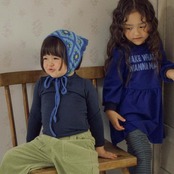 韓国子供服 / 26Autumn / 〖取寄〗By MiMi / フラワーバンダナ / キッズ服 *FREE(2~5歳)*