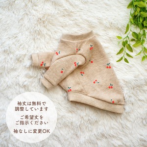 Cherry brownトレーナー