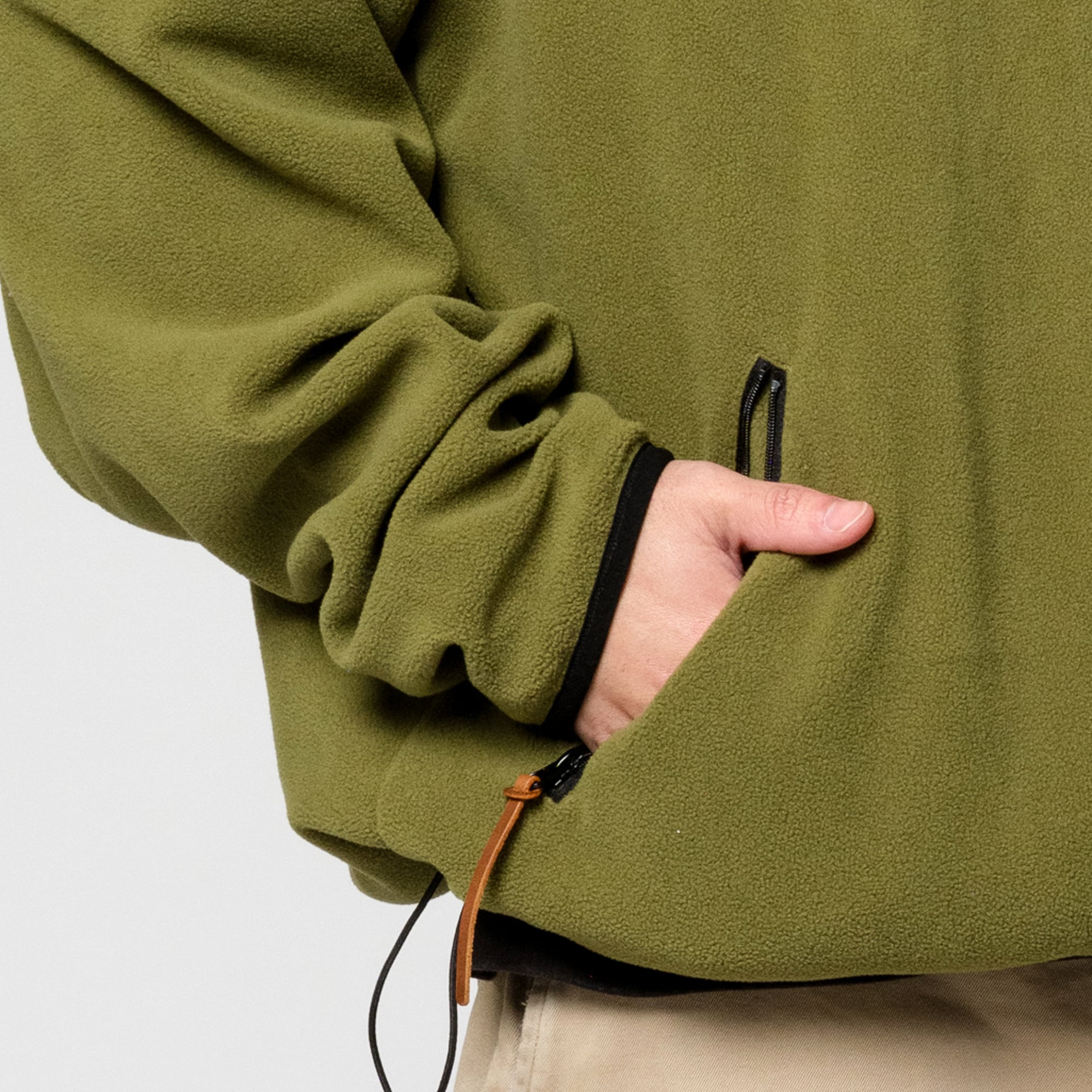 DARGO】Nylon & Fleece Reversible Hoodie Jacket（OLIVE） | DARGO 