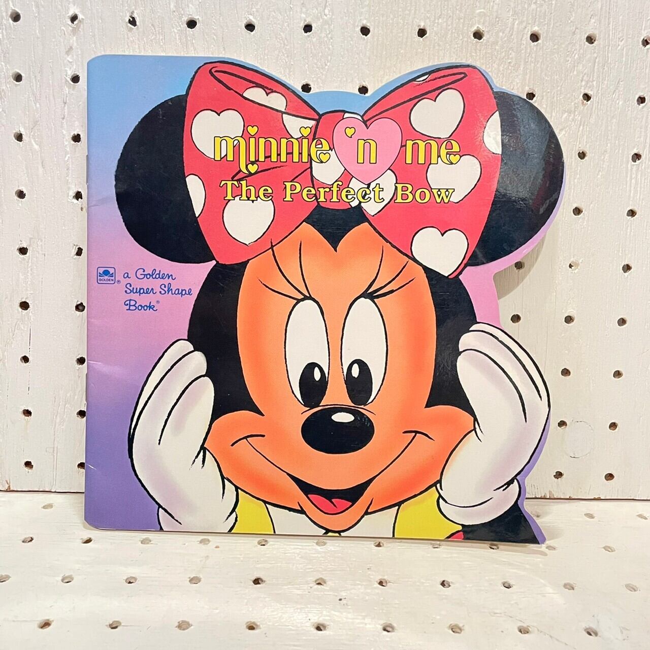 80s　ミニーマウス ゴールデンシェイプブック / Vintage 1991 Disney Golden Super Shape Book | THE  PUPPEZ☆e-shop　/ ザ　パペッツ松本-WEBショップ powered by BASE