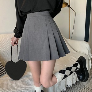 ミニスカート レディース 送料無料 プリーツ インナーパンツ付き ハイウエスト 春夏秋 133974