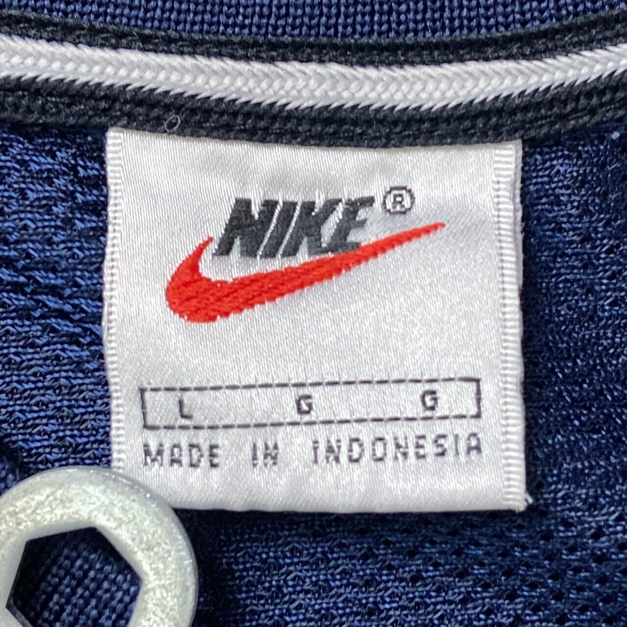 90年代 NIKE ナイキ メッシュTシャツ スウォッシュロゴ刺繍 メンズXL