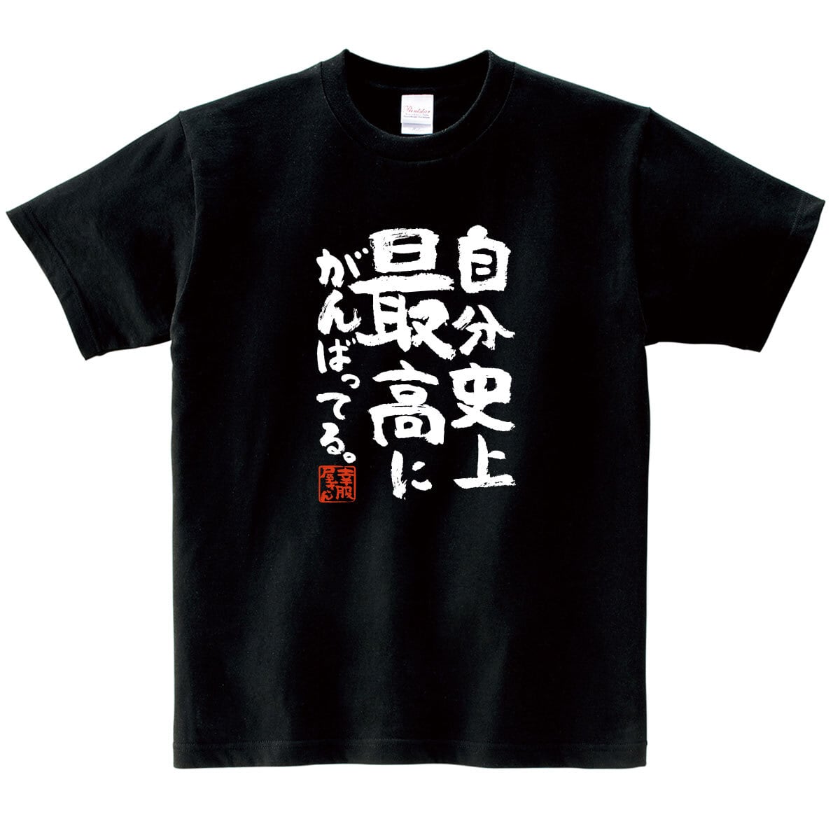 自分史上最高にがんばってる 合格祈願 Tシャツ ka500-20 受験対策 試験
